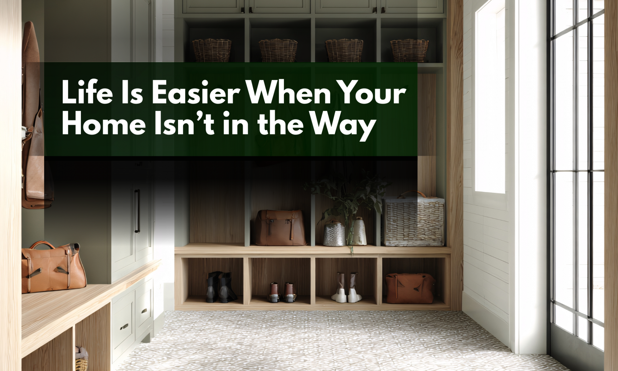 Uncluttered Entryway